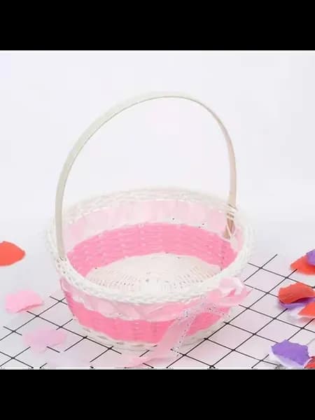 Пластиковая корзина для хранения 18x18x20 см