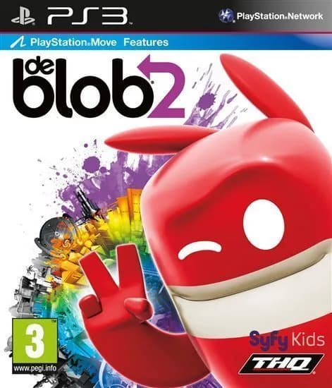 Игра De Blob 2 The Underground c поддержкой PS Move PS3 Диск на PS 3
