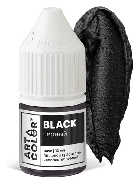 Краситель пищевой кондитерский Черный ART COLOR BASE 12 мл