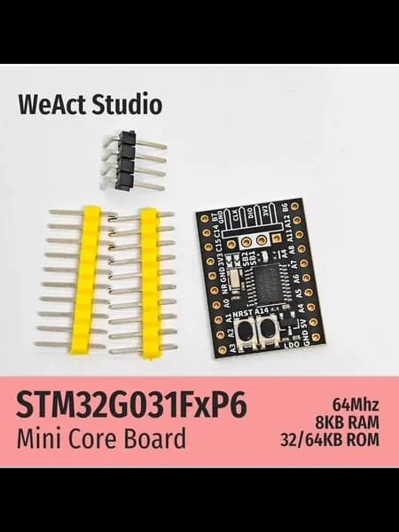 WeAct STM32G031F8 Core Board, 5PCS-STM32G031F8