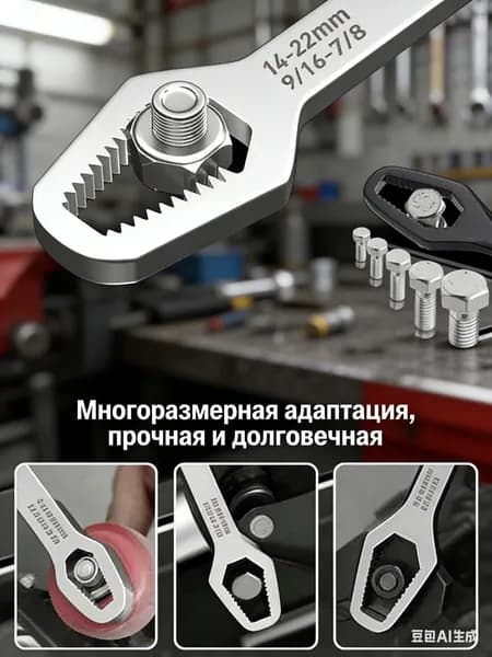 Различные типы разводных ключей