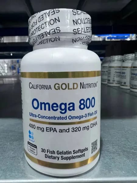 Омега 3 Ультра концентрат California Gold Omega 1000 mg 30шт