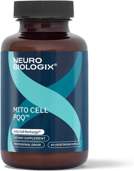 Neurobiologix Mito Cell PQQ Energy & Focus Дополнение с CoQ10 и витамином С