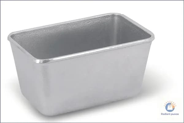 Форма для выпечки, Прямоугольная, 1 яч., 9.8 см x 16.2 см, 1 шт