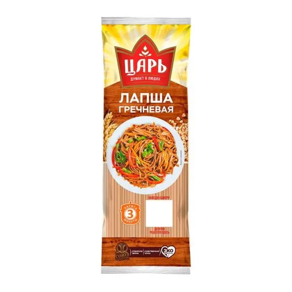 Лапша Царь Гречневая 400г
