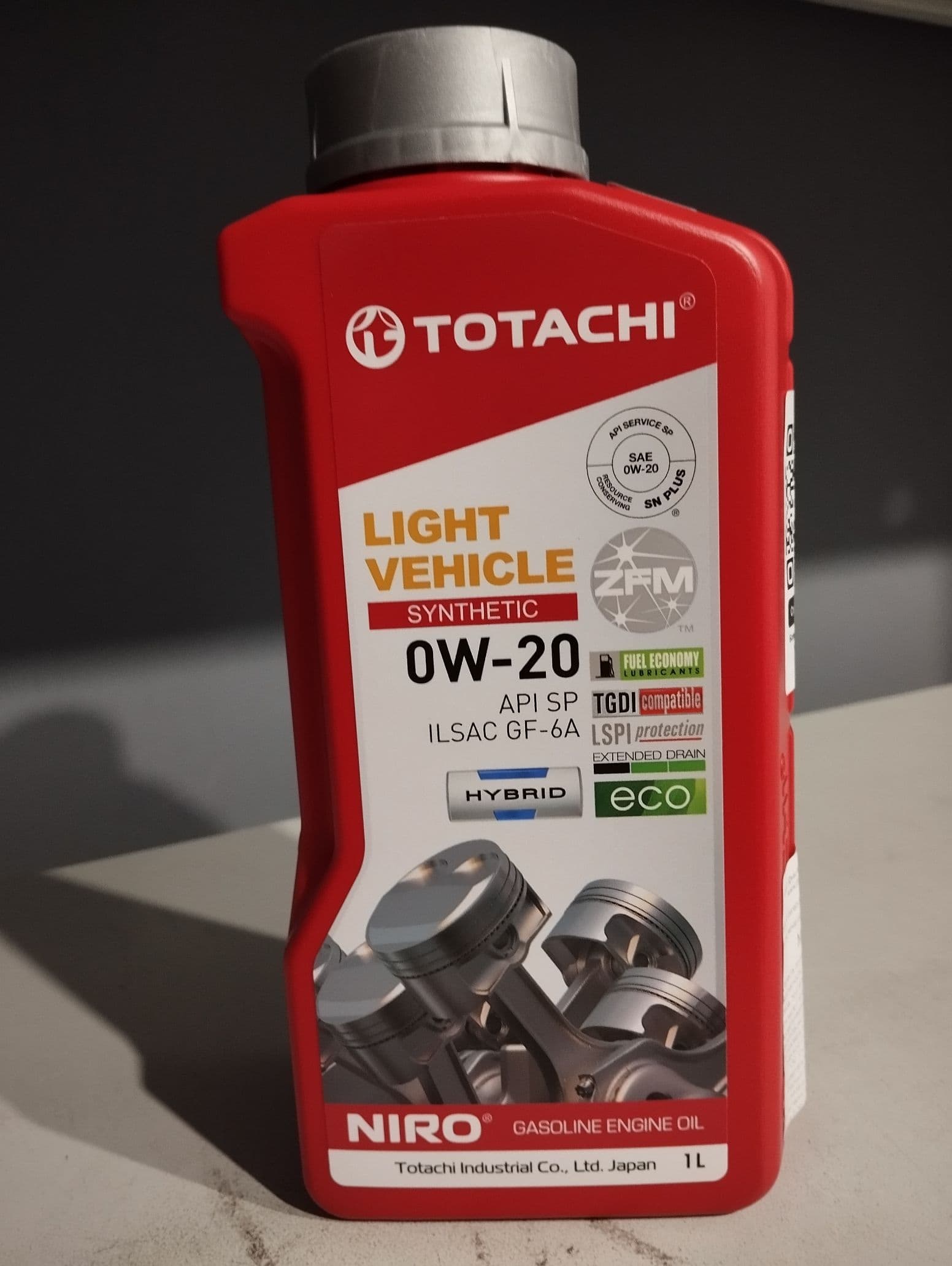 TOTACHI 0W-20 Масло моторное, Синтетическое, 1 л