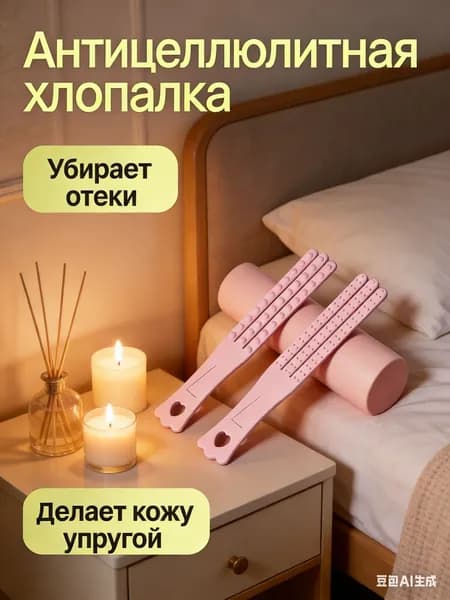 Массажер для тела антицеллюлитный для дома бани и сауны шлепалка
