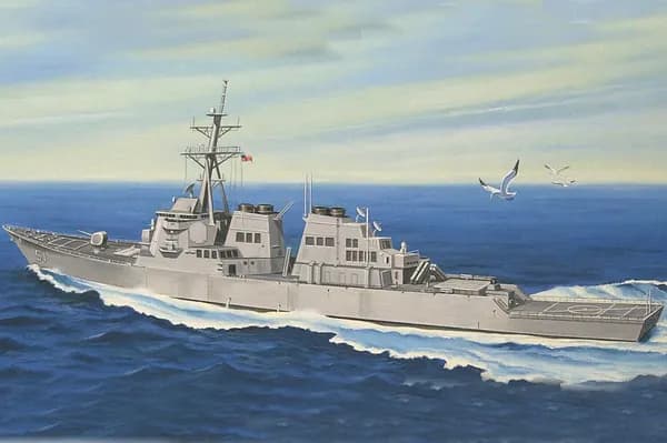 HobbyBoss 83409 1/700 DDG-51 Али" ВМС США.Эскадренный миноносец с управляемыми ракетами Бурк"