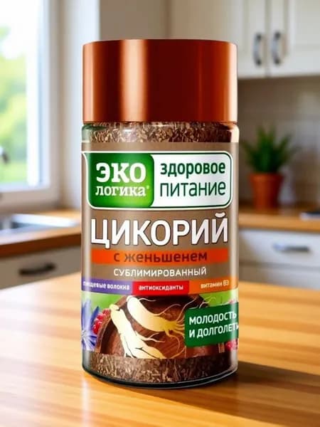 Цикорий Экологика сублимированный с женьшенем 85 г