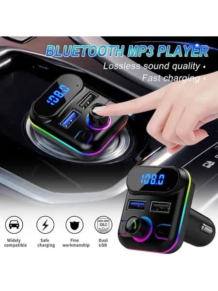 Автомобильный Bluetooth MP3 плеер с подсветкой и поддержкой TF-карты