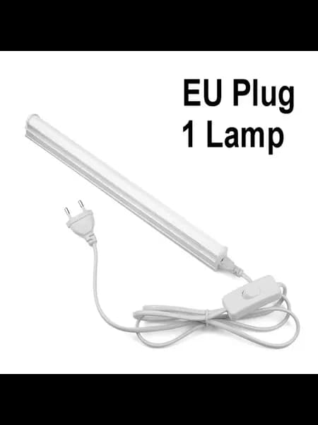 AIMENGTE Настольная лампа T5 белая 6Вт 29см 1PCS EU Plug, WH