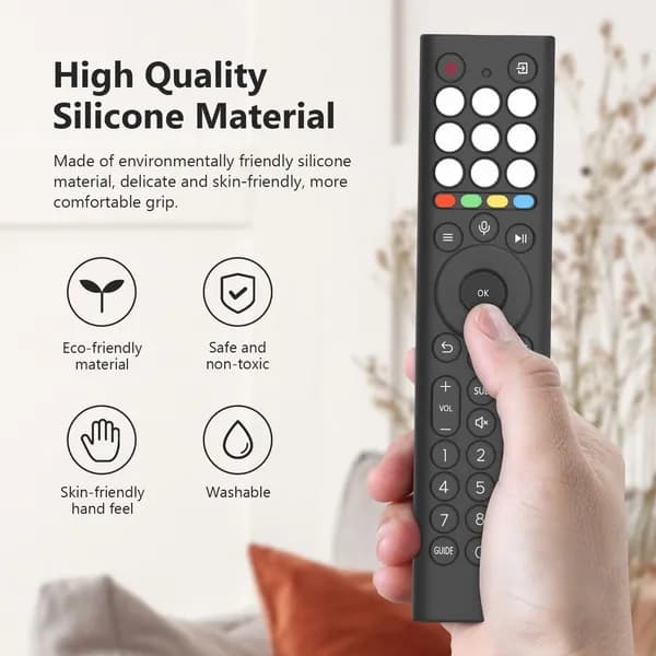 Силиконовый чехол для пульта HISENSE ERF2K38H, черный