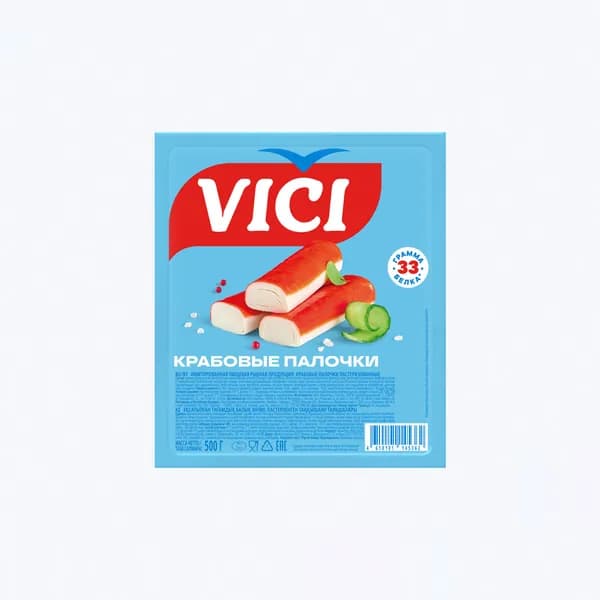 Крабовые палочки 500 г, VICI