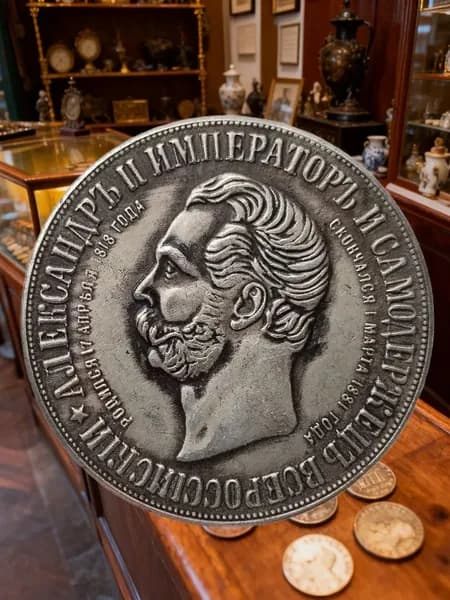 Монеты/Памятная монета России 1898 года 1 рубль Александровский мемориал