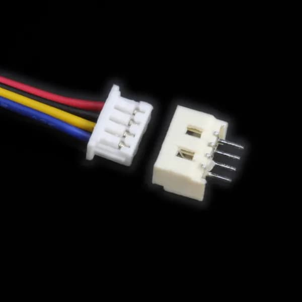 JST MX 1.25 мм 4pin кабель с разъемом 30см. / Разъем на плату JST MX 4pin / 5шт.