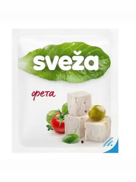 Сыр рассольный Савушкин Фета Sveza 45% 200 г