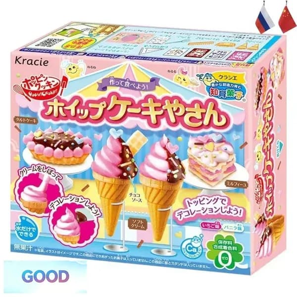 Детский набор "Сделай сам", Popin Cookin , "Мороженое", т.м. Kracie, 26 гр, Япония