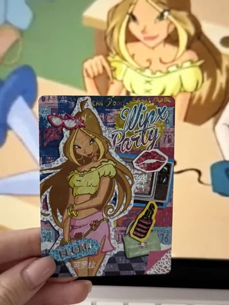 Коллекционная карточка винкс Winx ранг UR Флора 2025
