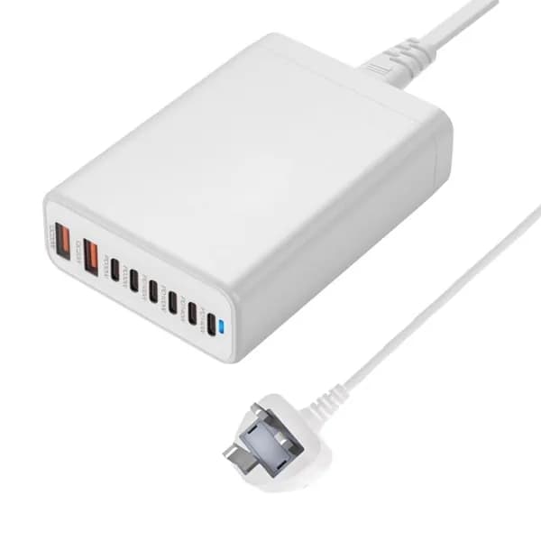 580W Многофункциональный зарядный адаптер с 8 портами