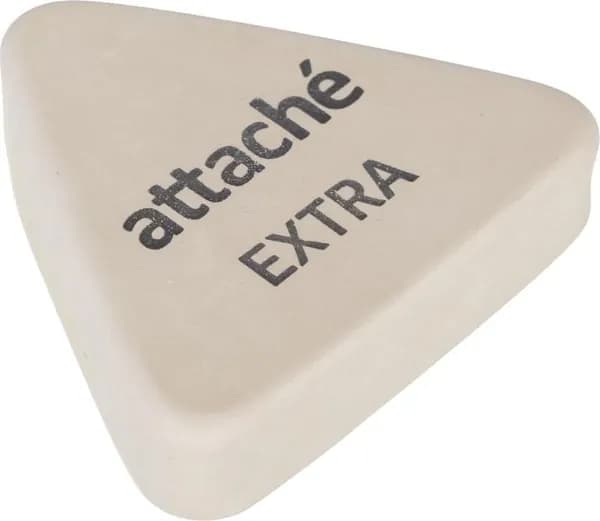 Ластик Attache Extra натуральный каучук треугольный 40x38x10 мм