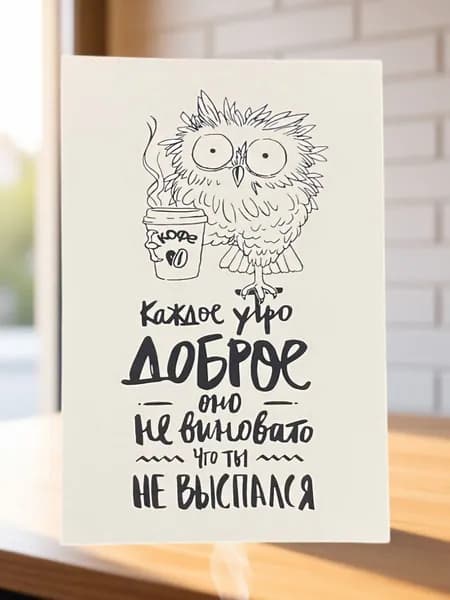 Открытка №22 "Мотивационная" 10*15