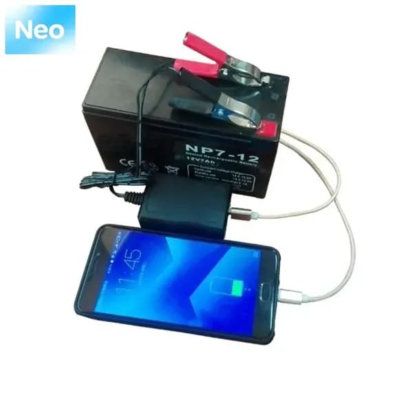 Зарядное устройство с зажимом для аккумулятора 3USB
