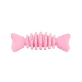 Homepet Foam TPR Puppy игрушка для собак, кость, розовая, 11.7 см
