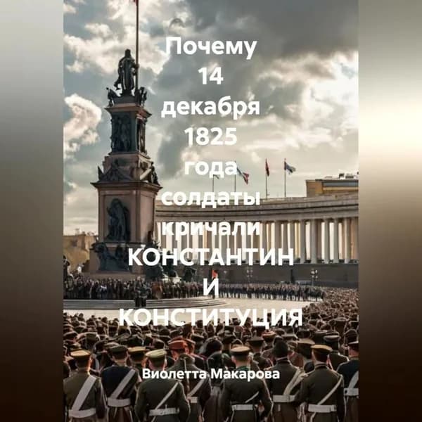 Почему 14 декабря 1825 года солдаты кричали КОНСТАНТИН И КОНСТИТУЦИЯ | Макарова Виолетта Леонидовна | Электронная аудиокнига