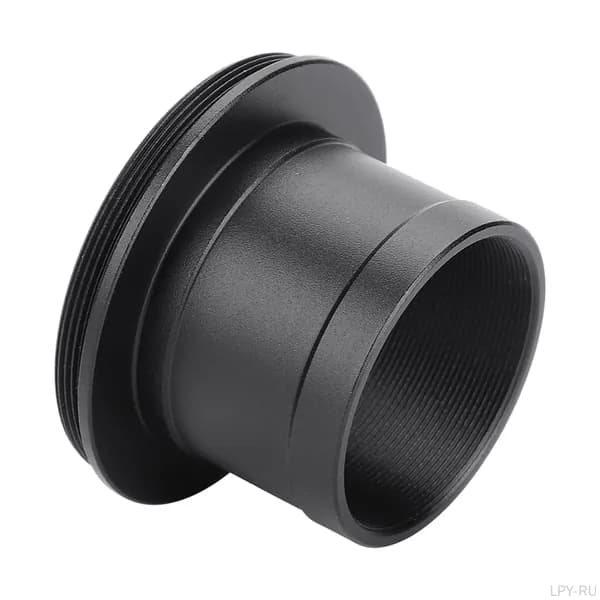 Адаптер для телескопа T с вставкой окуляра T2/1.25 дюйм, переходник 1.25"/31.7мм на M42, внешняя резьба M42X0.75мм, внутренняя резьба M28X0.6мм,