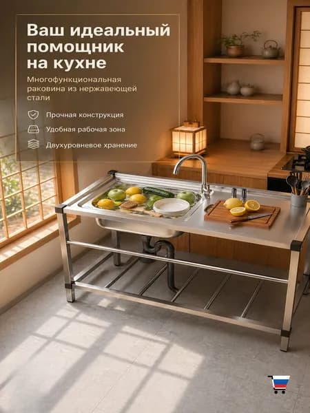 Садовая кухня,76х43х78см