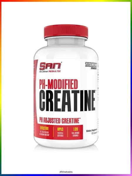 PH-Modified Creatine, PH-модифицированный креатин, 120 капсул, Спортивное питание для набора мышечной массы и выносливости, Моногидрат креатина