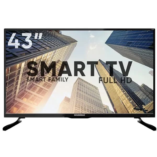 Soundmax Телевизор Телевизор SoundMAX SM-LED43M02S 43" Full HD, черный