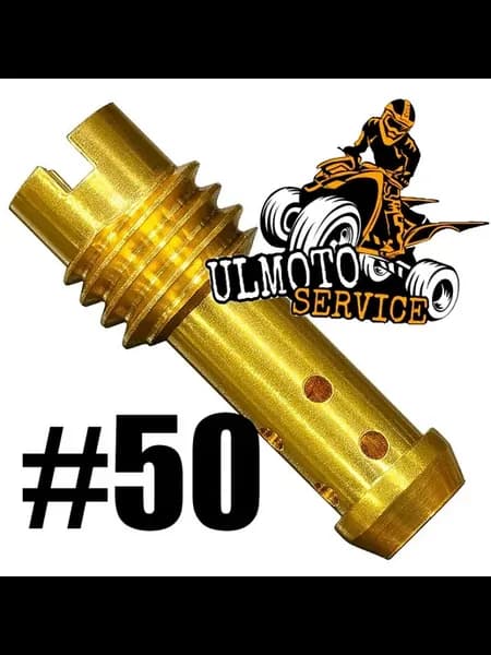 Жиклёр карбюратора латунный размеры 50 Mikuni TMX AX100