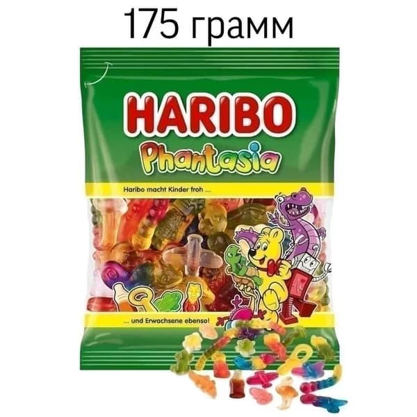 Мармелад Харибо Фантазия 175 грамм (Германия)