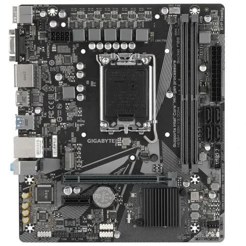 Gigabyte H610M S2H V3 DDR4 [LGA 1700, Intel H610, 2xDDR4-3200 МГц, 1xPCI-Ex16, 1xM.2, Micro-ATX], Материнская плата