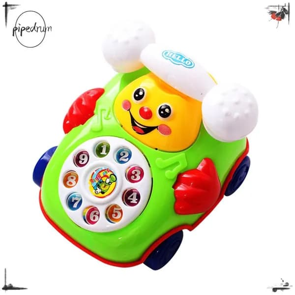 Игрушка-телефон из проволоки с улыбкой