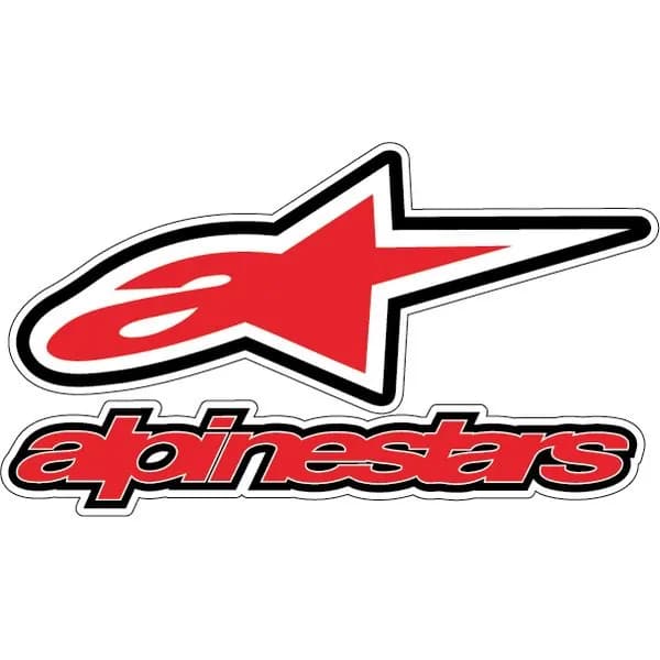 Наклейка Alpinestars 15х8 см