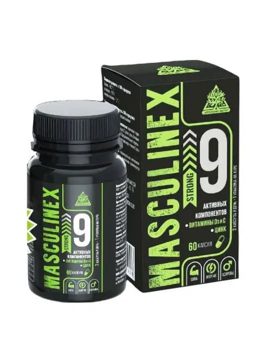 MASCULINEX STRONG йохимбе + цинк для мужчин, 60 капсул