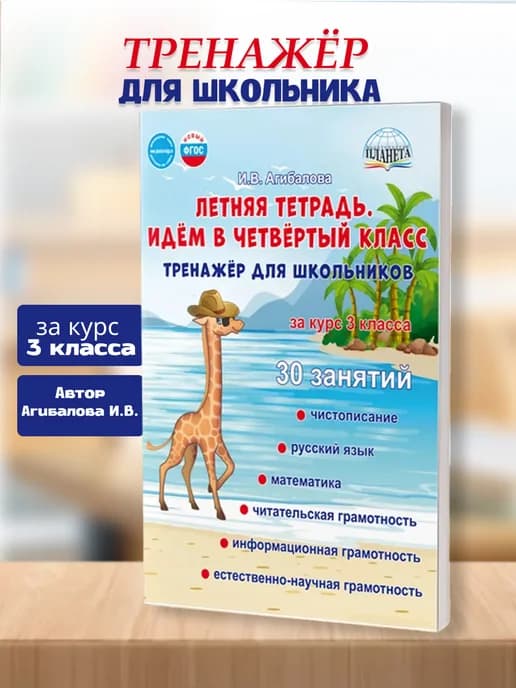 Летняя тетрадь. Идём в 4-й класс. Тренажёр для школьников