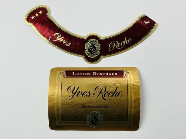 Этикетка и подвес - Yves Roche. Noblesse. Шампанское вино. 0,75 л.