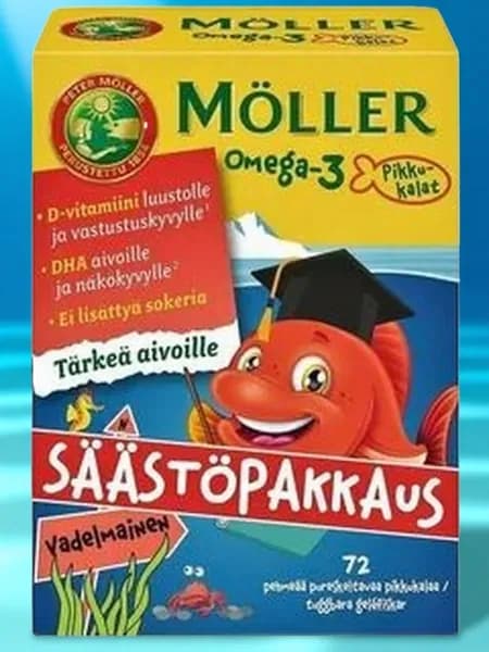 Рыбий жир Омега-3, Moller 72 шт