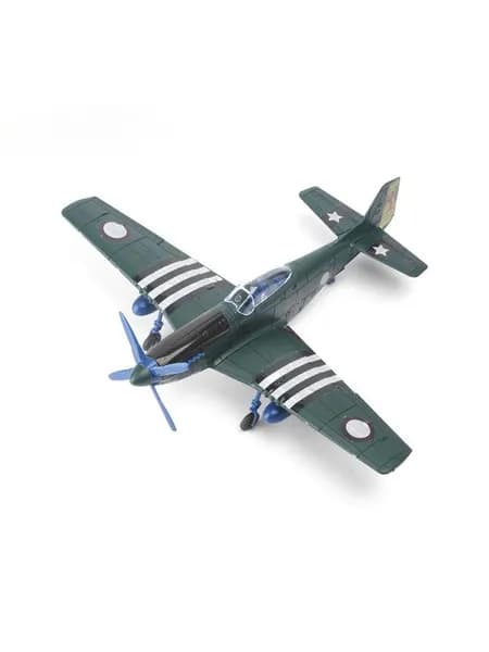 Сборная модель самолета P-51 Mustang DIY Зеленый