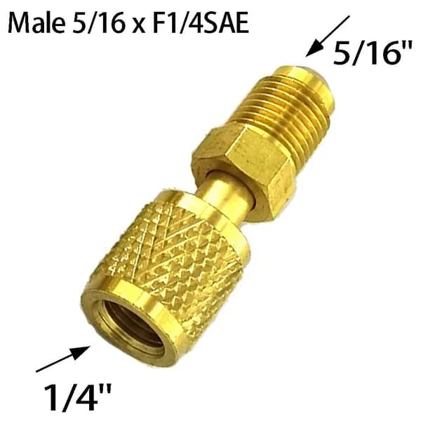OZ-CUCR- Адаптер Male 5/16 x F1/4 SAE Для кондиционеров R32 R410a