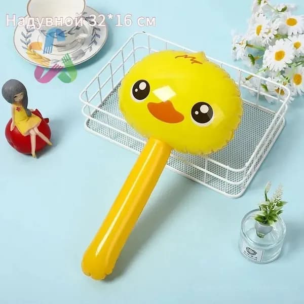 Надувная игрушка из ПВХ 30 см для игр в воде и развития моторики детей от 3 лет
