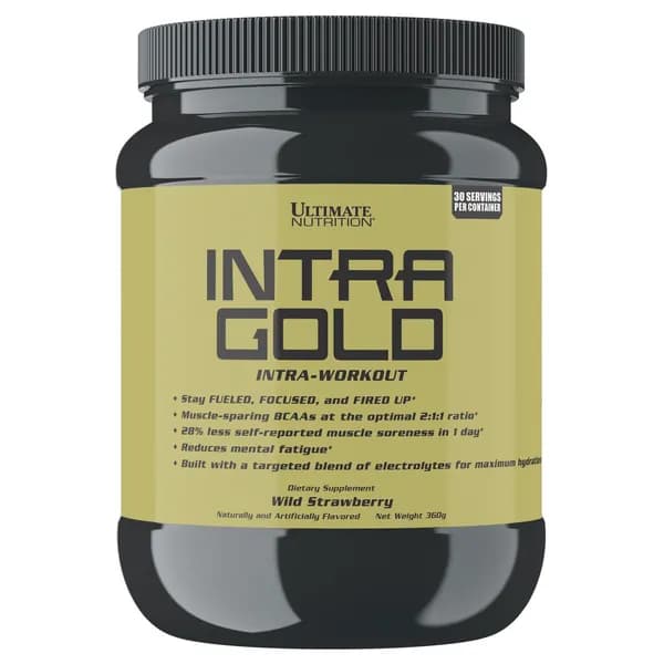 Предтренировочный комплекс Интра Голд 360 гр Земляника / Ultimate Nutrition Intra Gold