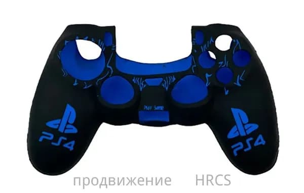 Силиконовый чехол для геймпада DualShock 4 (PS4 Logo)