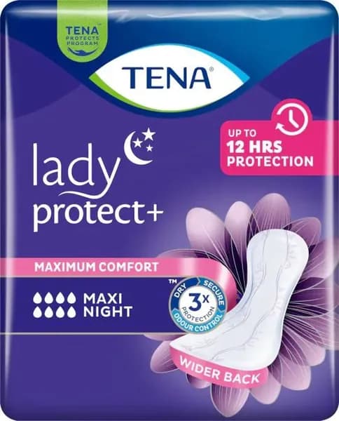 Прокладки урологические женские Tena Lady Maxi Night Protect , 12 шт.