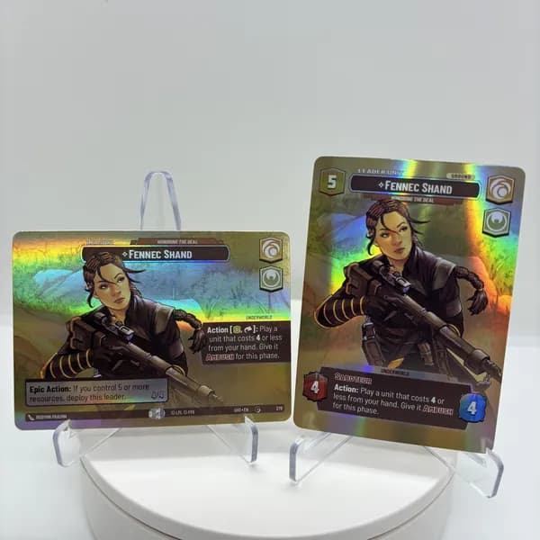 Портативные карты MTG Звездные войны двусторонние фольговые карты Феннек Шанд