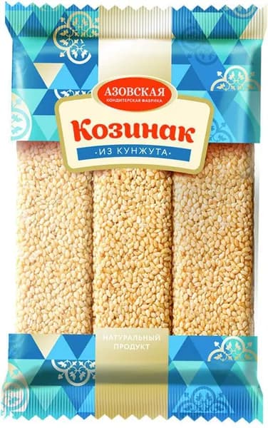 Азовская кондитерская фабрика Козинак кунжутный,150 гр./