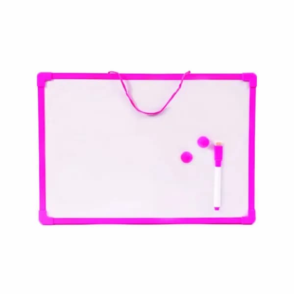 Доска магнитно-маркерная 30x40 см с фиолетовой рамой